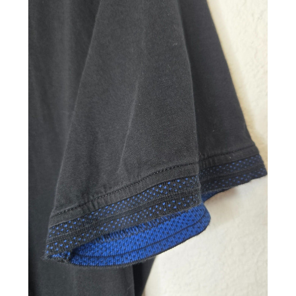 Robert Graham Mens Polo Shirt XL Black Classic Fit Knowledge Wisdom Truth Preppy - Picture 2 of 9